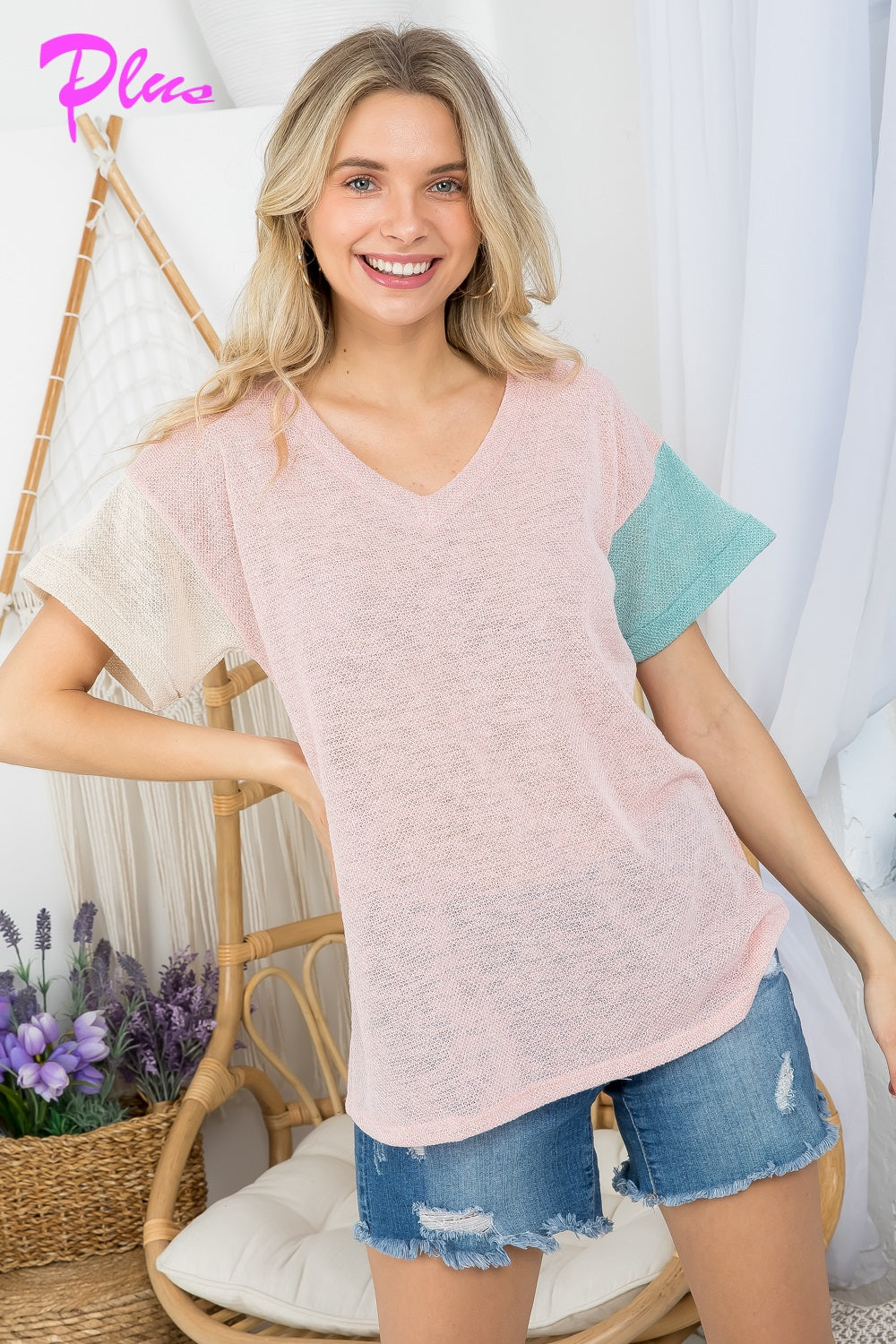 PLUS LOW GAUGE COLORBLOCK TOP