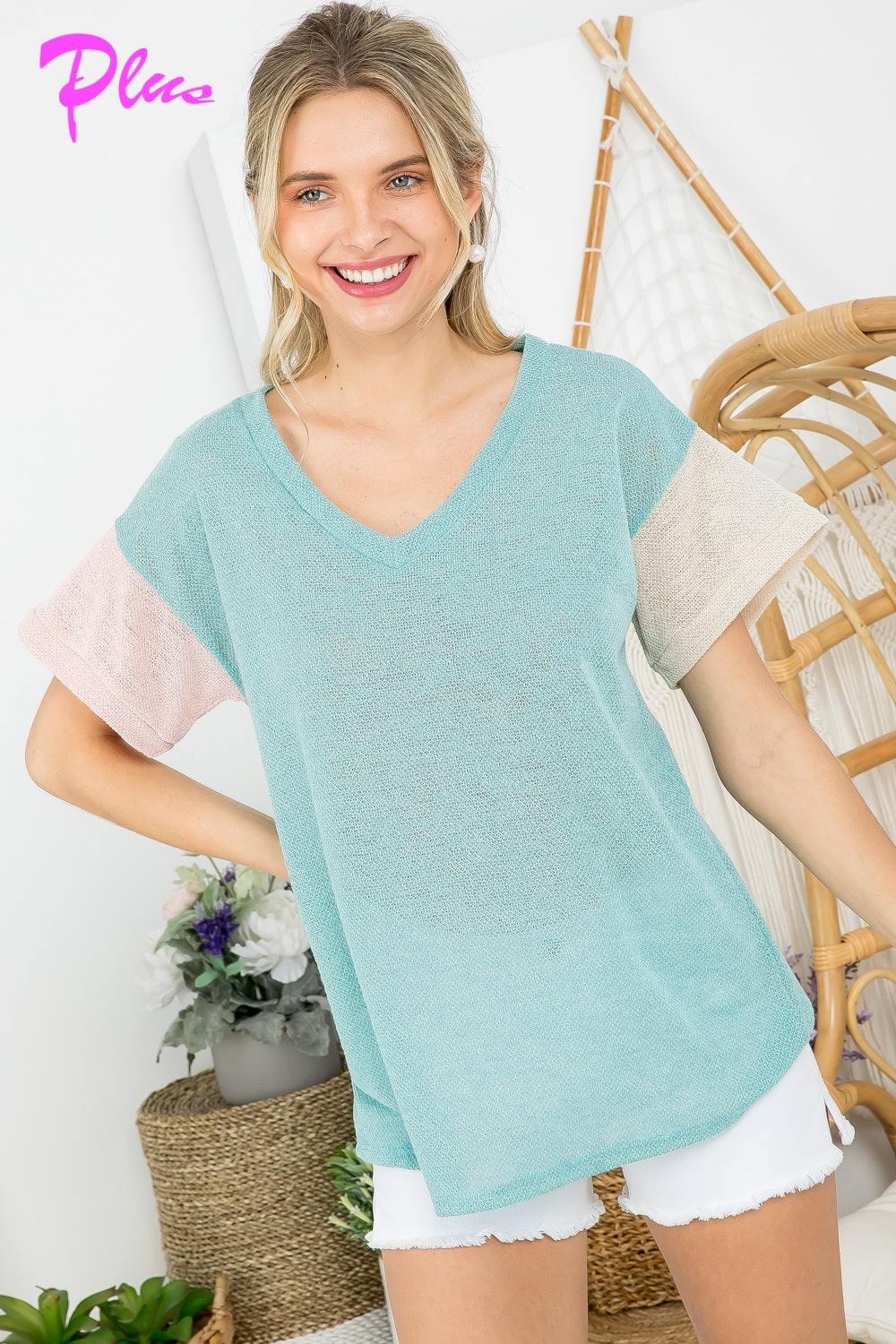 PLUS LOW GAUGE COLORBLOCK TOP