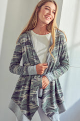 CAMOUFLAGE CASCADE CARDIGAN