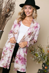 TIE DYE LONG CARDIGAN