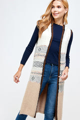 AZTEC CHUNKY CARDIGAN