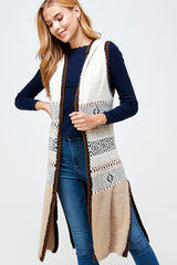 AZTEC CHUNKY CARDIGAN