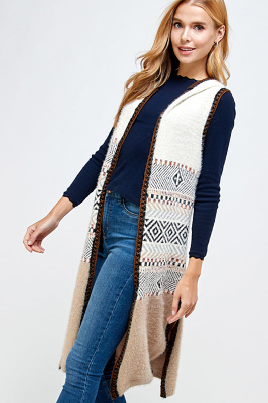 AZTEC CHUNKY CARDIGAN