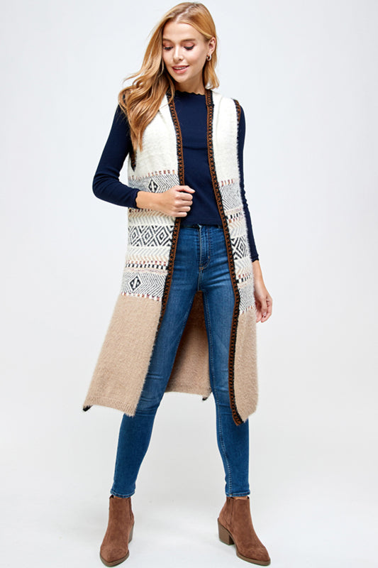 AZTEC CHUNKY CARDIGAN