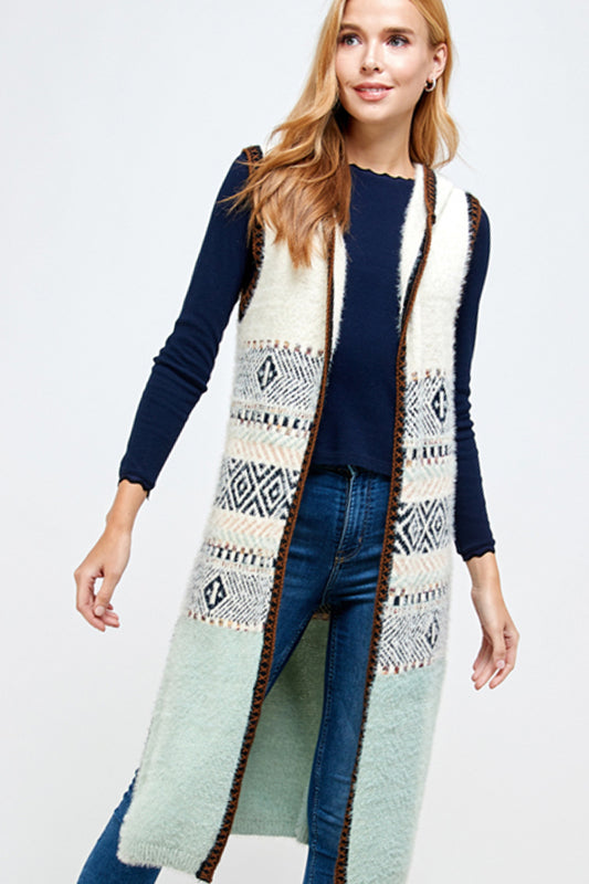 AZTEC CHUNKY CARDIGAN