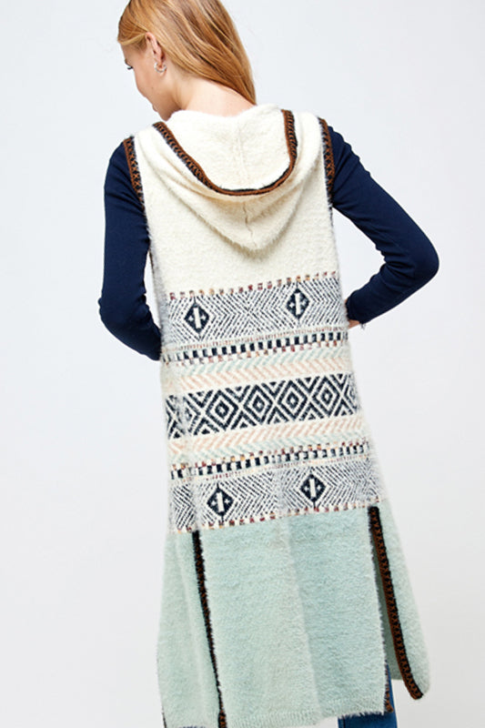 AZTEC CHUNKY CARDIGAN