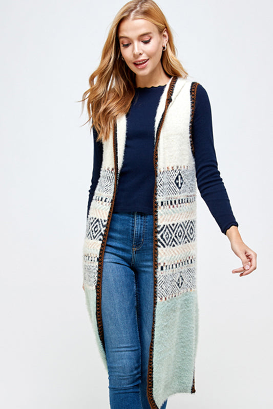 AZTEC CHUNKY CARDIGAN