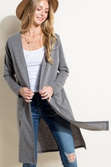 COZY POCKETS LONG CARDIGAN