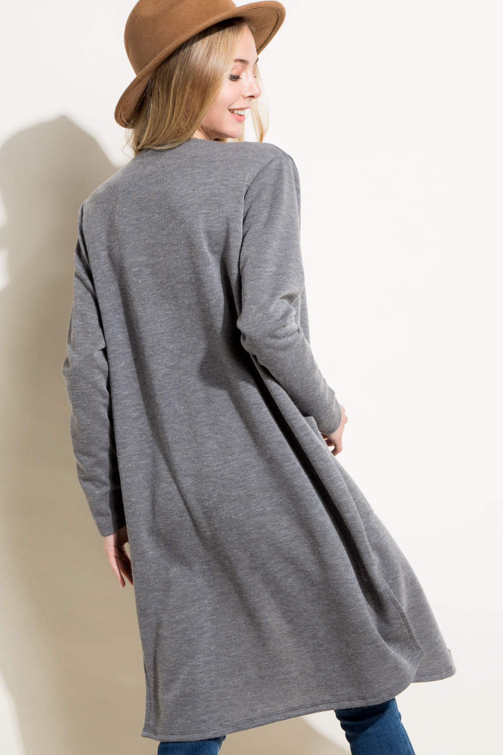 COZY POCKETS LONG CARDIGAN