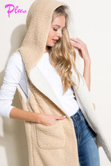 PLUS SHERPA LONG VEST