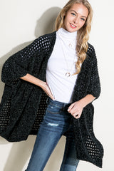 CARDIGAN CAPE PONCHO