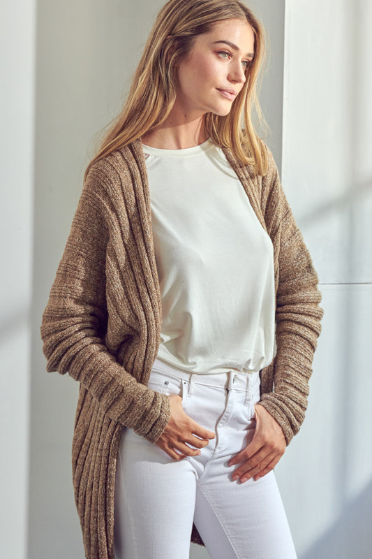 CHUNKY SWEATER KNIT CARDIGAN