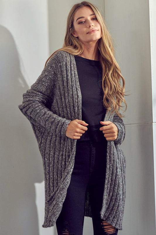 CHUNKY SWEATER KNIT CARDIGAN