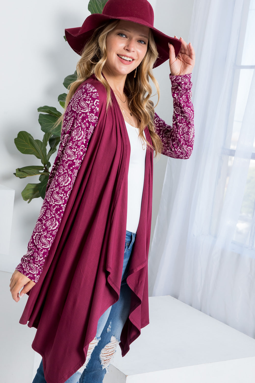 MIX AND MATCH CASCADE CARDIGAN