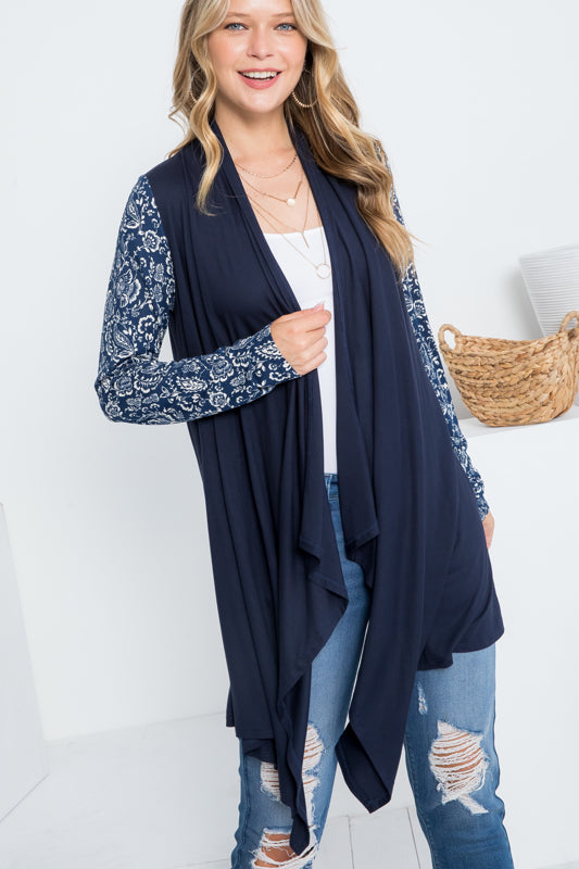 MIX AND MATCH CASCADE CARDIGAN