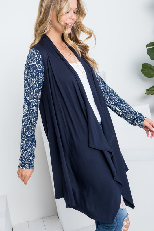 MIX AND MATCH CASCADE CARDIGAN