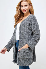 COZY SOFT KNIT CASUAL CARDIGAN