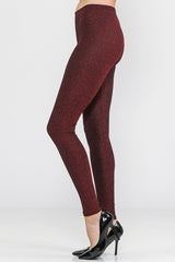 LUREX JERSEY ELASTIC WAIST BAND LEGGINGS