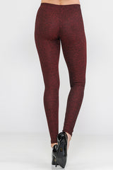 LUREX JERSEY ELASTIC WAIST BAND LEGGINGS