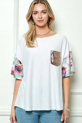 SEQUENCE POCKET BOXY TOP