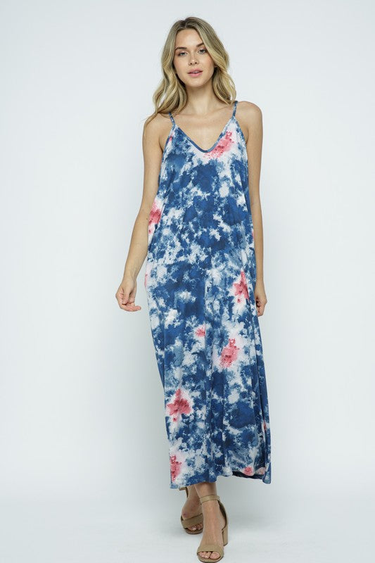 EN-D11362-WOMEN'S SUMMER MAXI DRESS