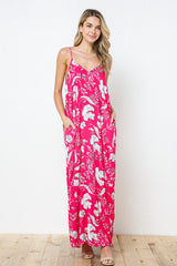 EN-A0213-PRINT MAXI DRESS WITH ADJUSTABLE STRAPS