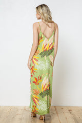 EN-A0504-PRINT MAXI DRESS WITH ADJUSTABLE STRAPS