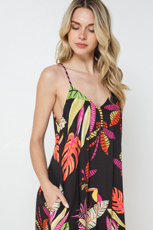 EN-A0504-PRINT MAXI DRESS WITH ADJUSTABLE STRAPS