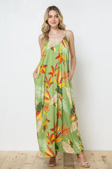 EN-A0504-PRINT MAXI DRESS WITH ADJUSTABLE STRAPS