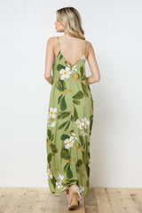 EN-A0446-PRINT MAXI DRESS WITH ADJUSTABLE STRAPS