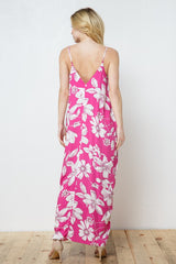 EN-A0413-PRINT MAXI DRESS WITH ADJUSTABLE STRAPS