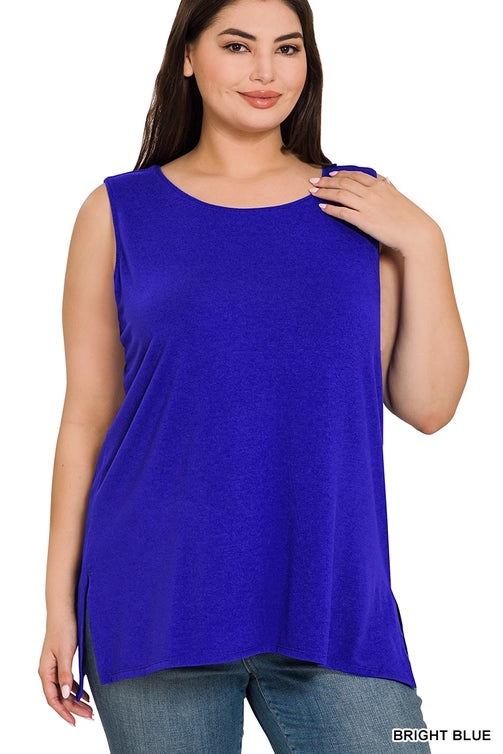 SI-22945 Plus Sleeveless Round Top