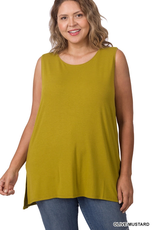 SI-22945 Plus Sleeveless Round Top