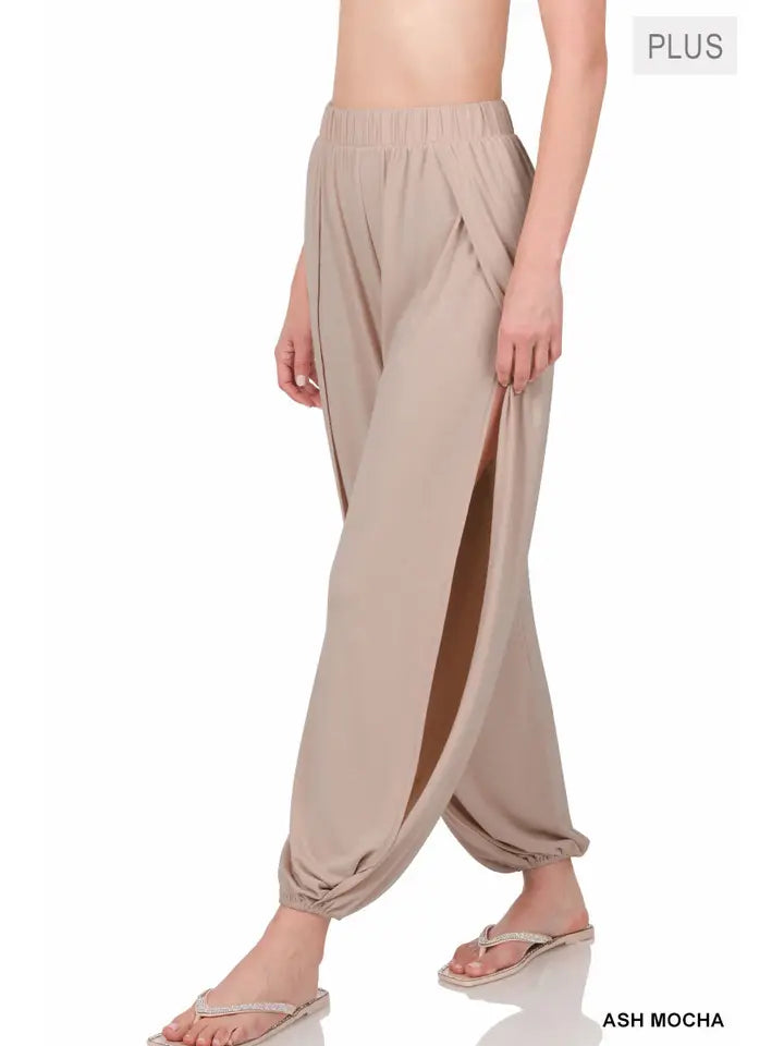 SI-22848 Plus Split Side Pants