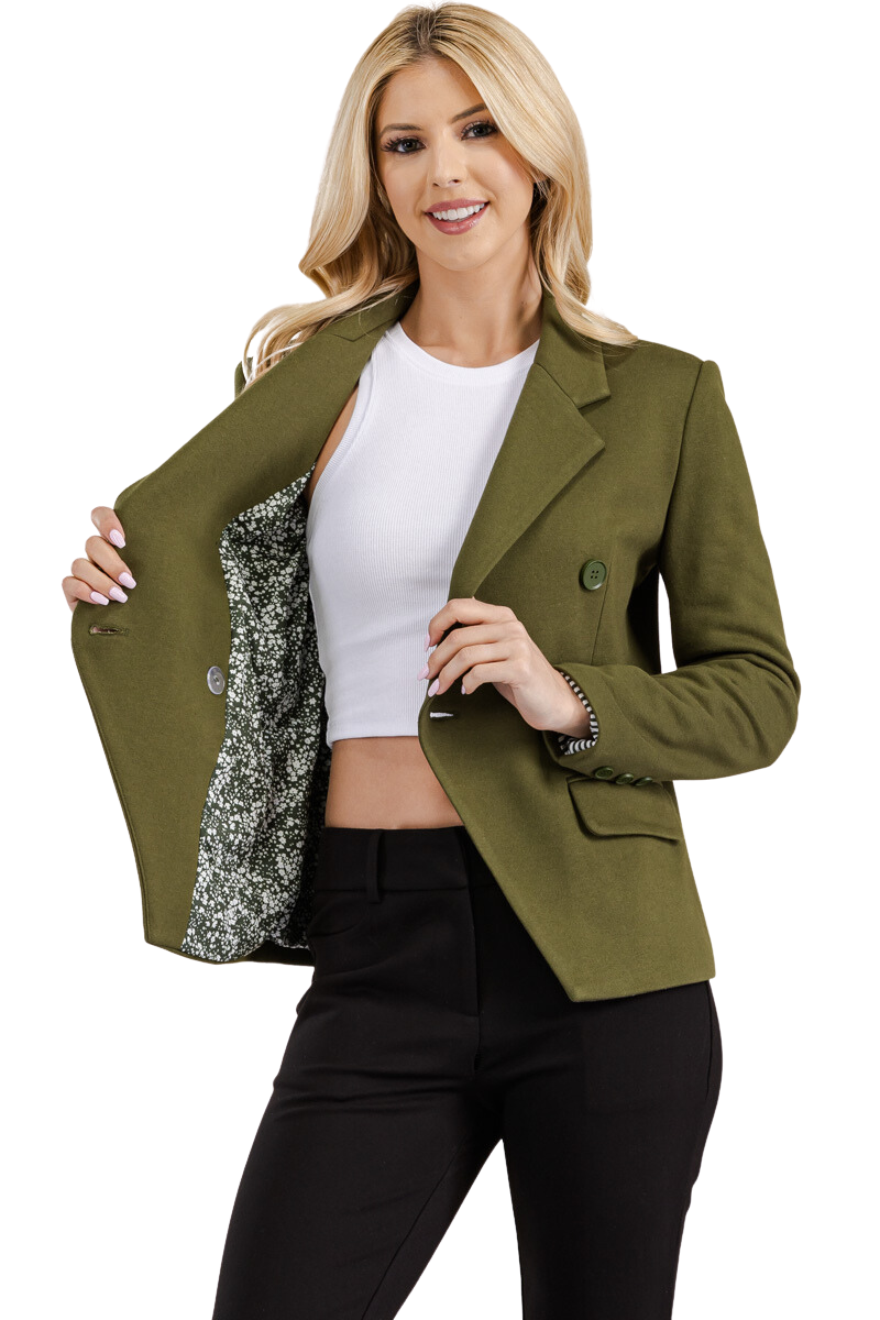 SLIGHTLY LOOSE FIT CASUAL JACKET