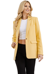 LONG LINE JACKET WITH SLIGHTLY LOOSE FIT