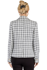 PLAID PATTERN CASUAL JACKET