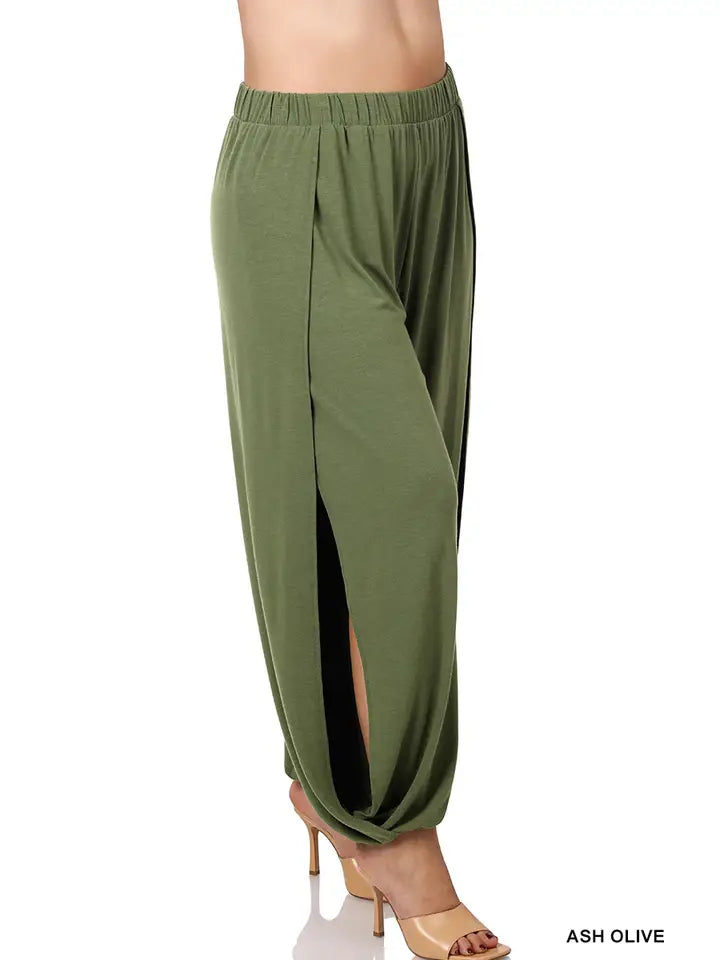 SI-22848 Plus Split Side Pants